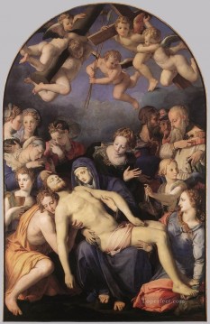  Agnolo Oil Painting - Deposition of Christ Florence Agnolo Bronzino